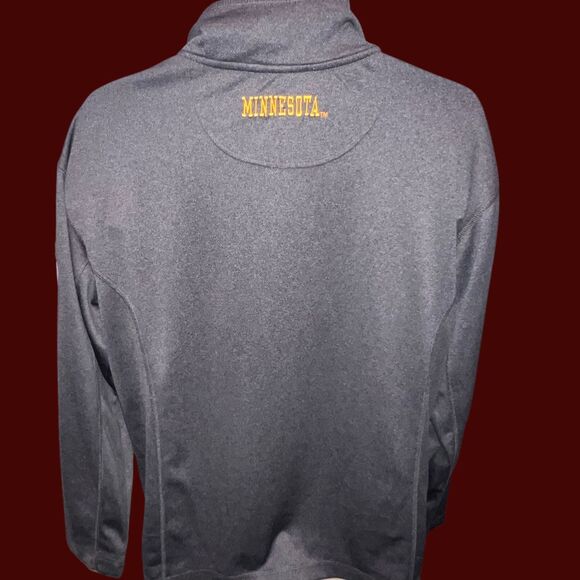 Knights Apparel MN Gophers Lightweight 1/4 Zip Shirt Size Medium  - Picture 3 of 5